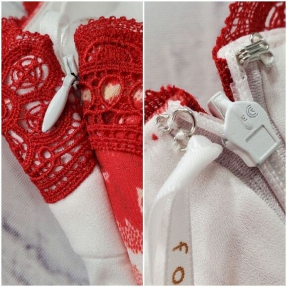 🔹️Anthropologie Foxiedox White Floral Print Lacy Juliet Sleeveless Dress Small - Picture 7 of 13